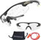 HTS HUNTERSKY Q57 - Gafas de seguridad balísticas para hombre, antivaho, rango de tiro, gafas de seguridad para hombre, ojo pro mil-prf-32432