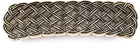 KKJOY Vintage Metall Keltische Knoten Haarspange Gold, Haarklammer Groß, Gothic Haarspangen Damen, Braut Haarschmuck Haarnadeln Hochzeit, Bananenspange für Frauen und Mädchen