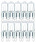WATTERIE: 10er Pack: Halogen Stiftsockellampe G9 42 Watt ersetzt 56W warmweiß 2700K dimmbar 220-240V 630 Lumen ► Halogen ► Leuchtmittel ► Stiftsockellampe ► Halogen G9 ► Leuchtmittel G9