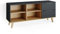 Vicco Mueble bajo para TV Nautica, Antracita/Haya, 134 x 61 cm