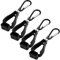 4 Pcs Pinces à Gant pour Gants de Travail Pince à bâche avec Mousqueton Clip Porte Gant Multifonctionnelle anti Perte Glove Clips Légère et Pratique pour Gants de Serviettes, Travail de Sécurité
