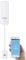 Luminea Home Control Wassersensor Alarm: ZigBee-Wassermelder mit externem Sensor, 2 Jahre Batterielaufzeit, App (ZigBee Wasserstandsmelder, Wasserstandsmelder Alarm, Waschmaschine)