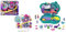 Polly Pocket 10 play Zones, Polly and Shani dolls, 2 unicorns and 25 surprises (32 total play pieces) & Otter Aquarium Compact, 2 Micro Dolls, 5 Reveals, 12 Accessories, Pop & Swap Feature, 4 & Up