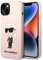 Karl Lagerfeld KLHMP14SSNIKBCP Hülle für iPhone 14 6,1 hardcase Rosa Silicone I