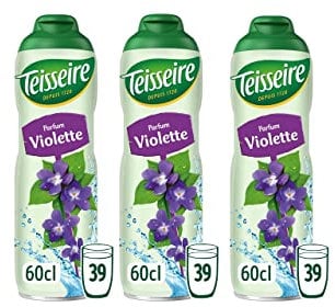 Pack de 3 sirops violette 3x60cl
