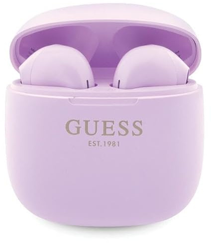 GUESS Kopfhörer Bluetooth GUTWST26PSU TWS + Dockingstation lila Classic EST Logo