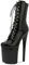 di Grandi Dimensioni Pole Dance Shoes 20CM Super High Heel Knight Boots Nightclub Stage Stivali Tacco Alto Stiletto Stivali,Nero,41 EU