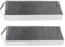 Carkio Activated Carbon Replacement Filter Compatible with Bora Pure/X Pure/S Pure Cooker Hood, Carbon Filter for Your Puru or PUXU Hob with Convection Air- Pack of 2