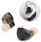 KZ ZS10 PRO X - Auricolari per monitor cablati, driver 1DD 4BA, HiFi, placcati argento, 0,75 mm, con driver dinamico da 10 mm, cavo staccabile a 2 pin