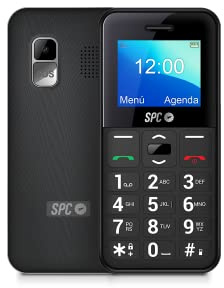 SPC Fortune 2 Pocket Edition - Mobiltelefon mit großen Tasten für ältere Menschen mit großen Zahlen, SOS-Taste, Klingel und intelligente Benachrichtigungen, extra hohe Lautstärke, ohne Ladegerät,