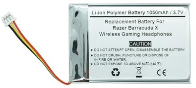 ACE503450 Batterie de rechange pour casque Razer Barracuda X 1050 mAh 3,7 V