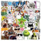 Meme Stickers for Adults - 55 PCS Funny Book Laptop Stickers Waterproof Vinyl Decals - Removable Laptop Sticker Pack for Journals, Water Bottles, Scrapbooking