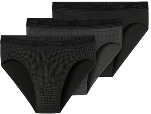 Uncover by Schiesser - Cotton - Rio Slip/Unterhose - 3er Pack (L Schwarz)