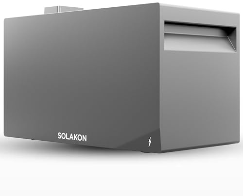 Solakon® ONE Erweiterungsspeicher mit 2,11 kWh Kapazität für Balkonkraftwerk, modulare Erweiterbarkeit auf bis zu insgesamt 6 Einheiten (12,66 kWh)