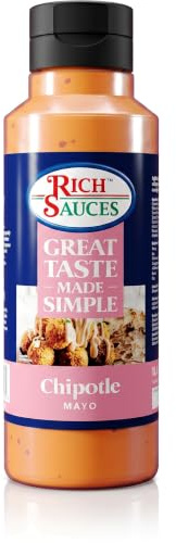 JCD Foods Vegan Chipotle Mayonnaise 1L Catering Bottle | Smoky & Spicy, Real Chipotle & Lime, Gluten Free, Plant Based, 1 Litre