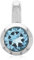 XEN Anhänger mit 7 mm Blautopas ca. 1,65 ct.