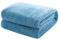 Mixibaby Kuscheldecke Flauschige extra weich & warm Wohndecke Flanell Fleecedecke, Falten beständig/Anti-verfärben als Sofadecke oder Bettüberwurf, Größe:220 cm x 240 cm, Farbe:Blau