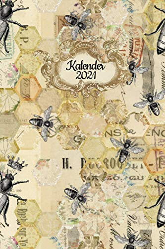 Imker Kalender 2021: DIN A5 Wochen Kalender 2021 für Imker und Bienenzüchter. Jeweils 1 Woche auf zwei Seiten und Platz für Zusatz Notizen. Als Planer, Tagebuch, Info Heft zu verwenden.
