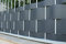 PINTO FERRAMENTA E-COMMERCE Rete Ombreggiante Pannelli PVC Plastica Frangisole Frangivento Telo Telone Recinzioni Giardino Balconi Rete Ombra Privacy H95cm x 2.50mt (Antracite)