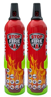 IWH Feuerlöschspray – STOPFIRE 2 x 750ml mit 2 Wandhalter – Autofeuerlöscher - REINOLDMAX auch für Fettbrände (2)