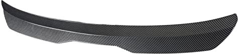Auto Heckspoiler Flügel Universal - Kofferraumdeckel Spoiler für die meisten Autos, Heckdeckel Zierleiste (Kohlefaser-Stil)