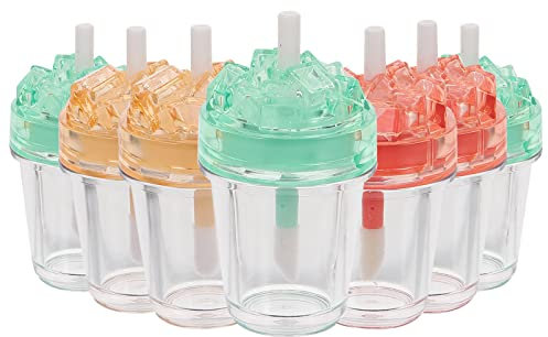 iplusmile 7stücke Wiederverwendbare Leere Lipgloss-tuben Wiederverwendbare für Diy-make-up und Kosmetikzubehör zur Aufbewahrung von Lippenstift Lippencreme und Lippenbalsam Zufällige Farbe