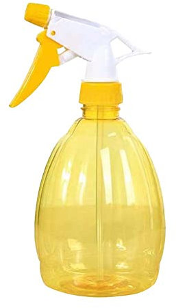 500ML Gardening Spray Bottle Hairdressing Spray Bottle Garden Plants Hair Salon Hairdressing Water Hand Pressure Spray Bottle Processing Alcohol Disinfectant Water Spray Bottle (Yellow)
