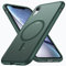 FNDMIL [NO.1 Magnetisch für iPhone XR mit MagSafe Kabelloses Laden [Durchscheinend Matt] [Anti-Fingerabdruck] [Militär Stoßfest] Dünn Hardcase mit Weich Silikon Handyhülle für iPhone XR Case,Grün