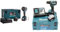 Makita DTW1002RTJ - Clé à Chocs à Batterie 18 V 1/2 1000 nm Bleu & Perceuse visseuse Brushless + 2 batteries 18V 5Ah Li-ion + coffret Makpac