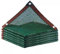POCHY Schattierungsnetz 60% Schattennetz mit Ösen Gewächshaus Schattiernetz Sonnensegel Pflanze Sonnenschutz Sonnenschutznetz für Garten Außen Hof Dach (Color : Green, Size : 2x6m)