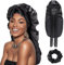 DRESHOW Lange Satin Zopfhaube für Damen Seidenhaube zum Schlafen Schlafmütze mit Elastischem Band Nachtmütze für Lange Lockiges Haar Locs