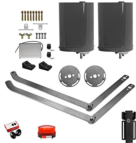 Abridor de puertas, PKM-B01 Tipo de brazo plegable curvo automático Tipo de brazos de doble brazos de giro abrepero de motor de hasta 8,2 pies o 330 libras puerta C.A. Motorizado Para control de acces