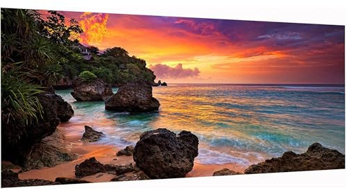YALKIN 5D Diamond Painting Erwachsene Kinder Großes XXL 40x90cm Diamant Painting Bilder Diamond Art Erwachsene Full DIY Diamant Kunst Malerei Stickerei Set Kreuzstich Bilder Home Wand Dekor
