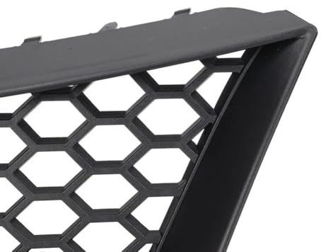 Juego de 2 rejillas superiores delanteras para Seat para Ibiza y Córdoba tipo 6L (2002-2009) - Rejilla de parachoques de plástico negro, ajuste OEM, para una fácil instalación