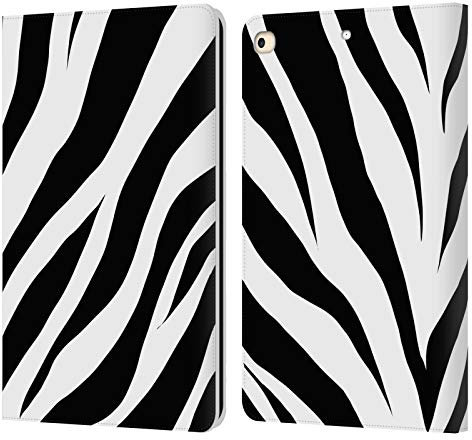 Head Case Designs Licenza Ufficiale Grace Illustration Zebra Stampe Animali Custodia Portafoglio in Pelle Compatibile con Apple iPad 9.7 2017 / iPad 9.7 2018