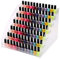 advancethy Nail Polish Display Rack Stand Makeup Organizer Multifunctional Multi-layer 7 Tiers Acrylic Nail Polish Cosmetics Varnish Storage Display Holder for Nail Polish Earrings Necklaces Rings