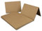 150x Vintage Kraftpapier Falt-Karten DIN A6-105 x 148 mm - Naturbraun - Recycling - 350 gr blanko Klapp-Karten - Gustav NEUSER