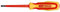 KS Tools 117.0541 Ergotorque VDE Slotted Screwdriver, 2.0 mm
