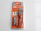1 Couteau cutter pliant Werckmann avec 5 lames de rechange et un clip ceinture (ORANGE)