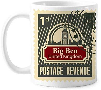 London Postage Revenue Royaume-Uni Mug poterie Céramique Café Porcelaine