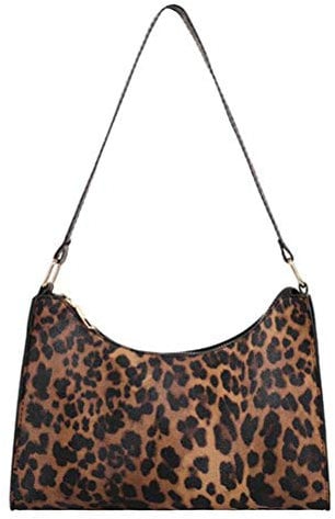 VALICLUD Leoparden Umhängetasche PU Umhängetasche Clutch Purse Tote Handtasche Reißverschluss Aufbewahrungstasche Gift Leopardenhandtaschen