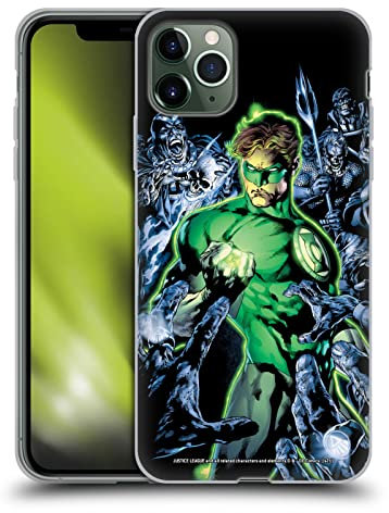 Head Case Designs Licenciado Oficialmente Justice League DC Comics Noche más Negra #2 Funda de cómic de Linterna Verde Caso Funda de Gel Suave Compatible con Apple iPhone 11 Pro MAX