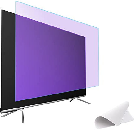 Antireflektierende TV-Bildschirmschutzfolie – 75-85 Zoll Blendschutz/Anti-Blaulicht/Anti-Kratz-Mattfilter Reduziert die Ermüdung der Augen – für LCD-LED-OLED-HDTV/A / 82inch 1831x1049mm