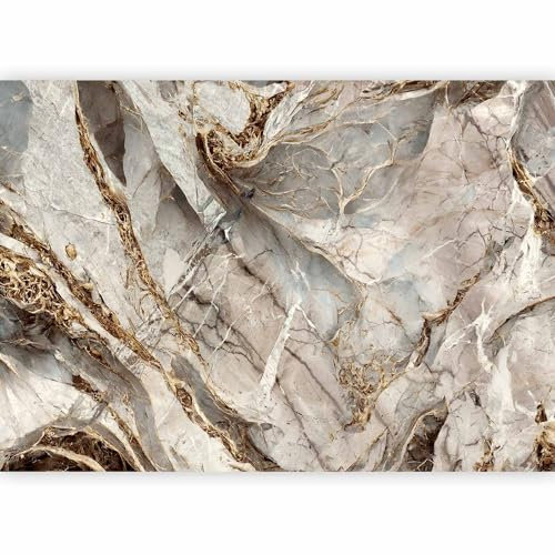 murando - Papier peint panoramique artistique 450x315 cm - Revêtement mural décoration pour chambre salon cuisine - Design unique et moderne - Vert marron - f-A-10123-a-a