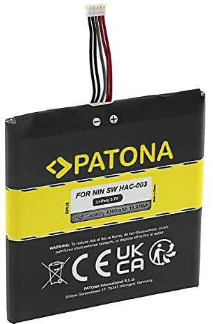 PATONA Akku Ersatz für Nintendo HAC-003, HAC-001(-01) Batterie 4300mAh Kompatibel mit Nintendo Switch P/NHAC-003, HAC-A-BPHAT-C0, HAC-S-JP