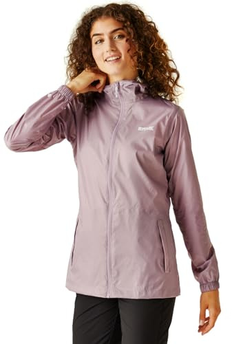 Regatta Womens Pack-It III Jacket Waterproof Pack Away Hiking Walking Coat 28 Black