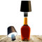 Bada Bing LED Akku Touch Lampe schwarz als Flaschenlampe - Deko Lampe als Aufsatz für Flaschen - dimmbar und wiederaufladbar - Tischlampe kabellos in warmweiß und kaltweiß - Tischleuchte Flaschenlicht