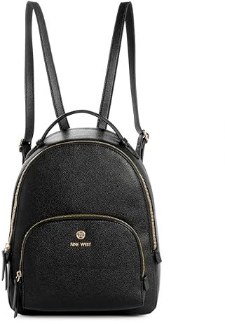 Nine West Siera Medium Dome Rucksack für Damen, Schwarz, Large