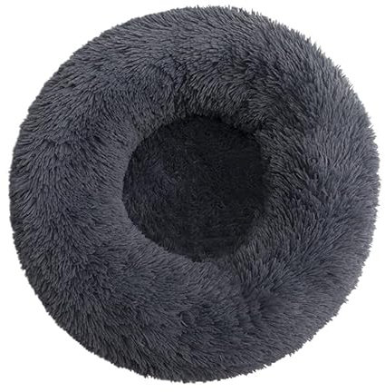 SWZEC Gladiatorzoo Hundebett - Wolke 7 - weiches Donut-Bett | Das Original (XXL-100CM,Dunkelgrau)
