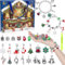 Adventskalender 2024 mädchen - Schmuck präsentieren das Geschenk mit 22 charismatischen Perlen und 2 Armreifen für Kinder